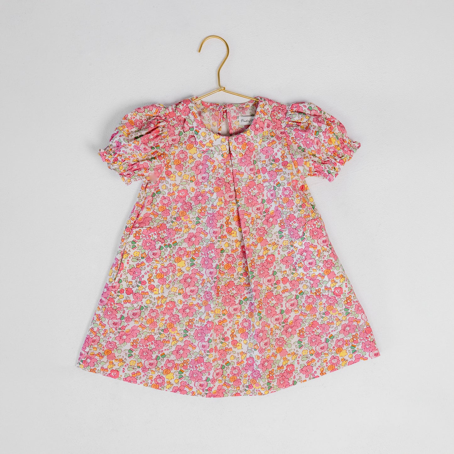 Short Sleeve Scallop Detail Dress