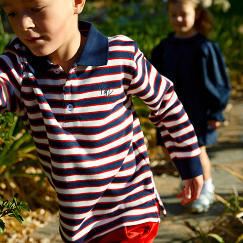 Long Sleeve Polo T-Shirt