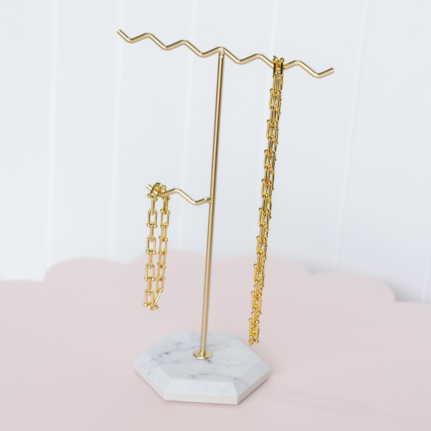 18K Gold Chain Link Bracelet