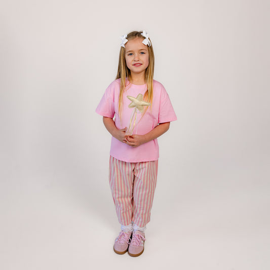 Vintage Stripe Cotton Summer Pant