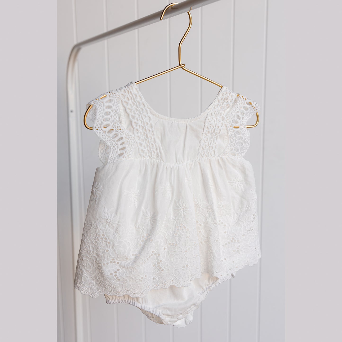 Broderie Lace Romper
