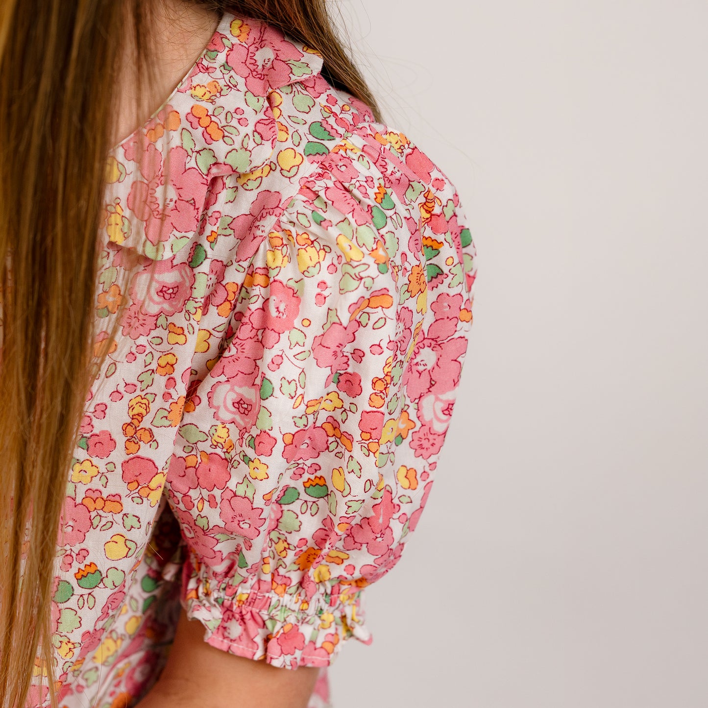 Short Sleeve Scallop Detail Dress