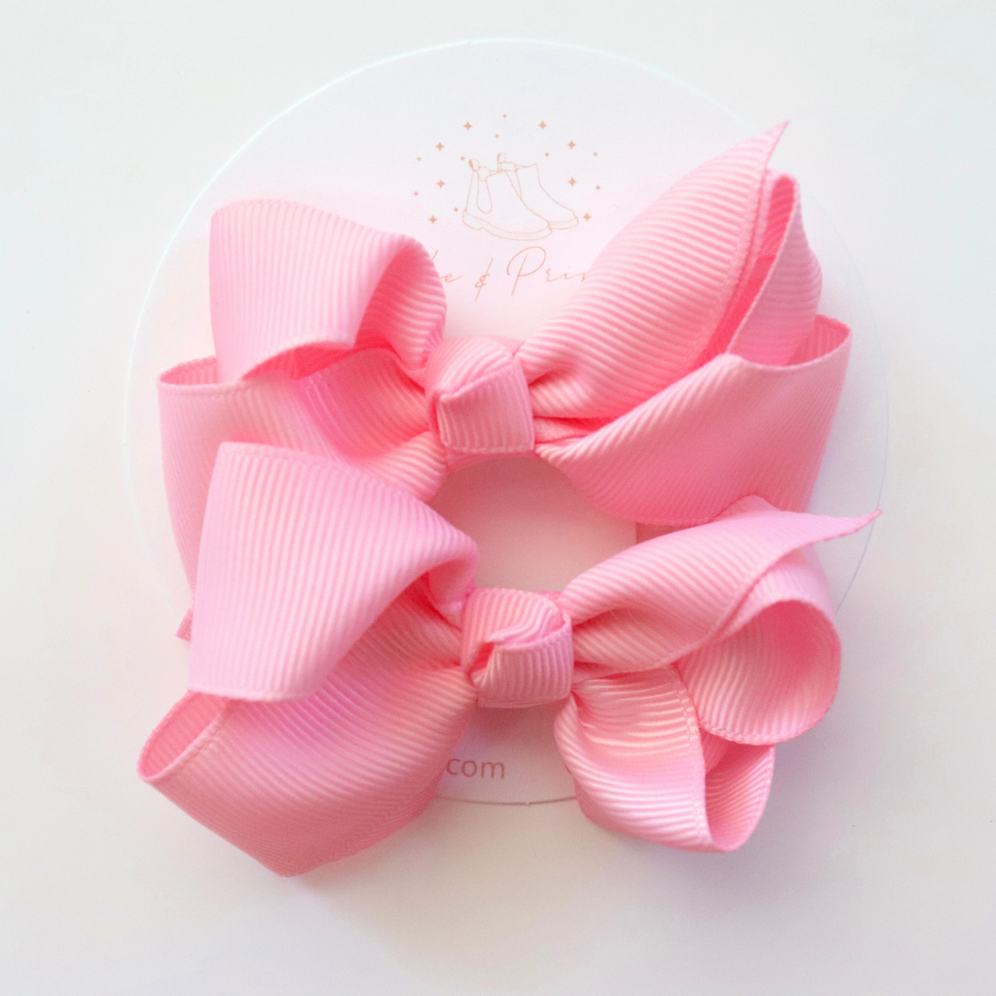 Mini Hair Bows in Pink