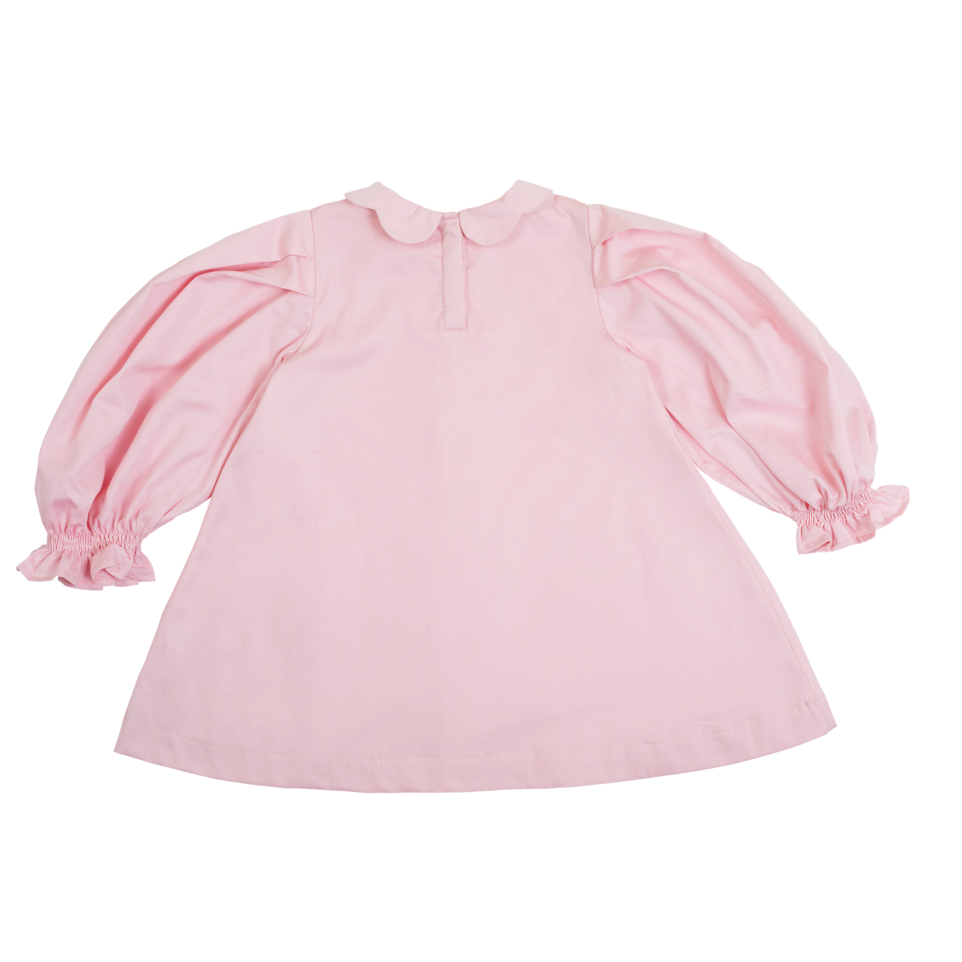 Girls Scallop Collar Smock Dress | Pink Dress With Collar Prudie & Primmie Girls Scallop Collar Smock Dress | Pink Dress With Collar Prudie & Primmie