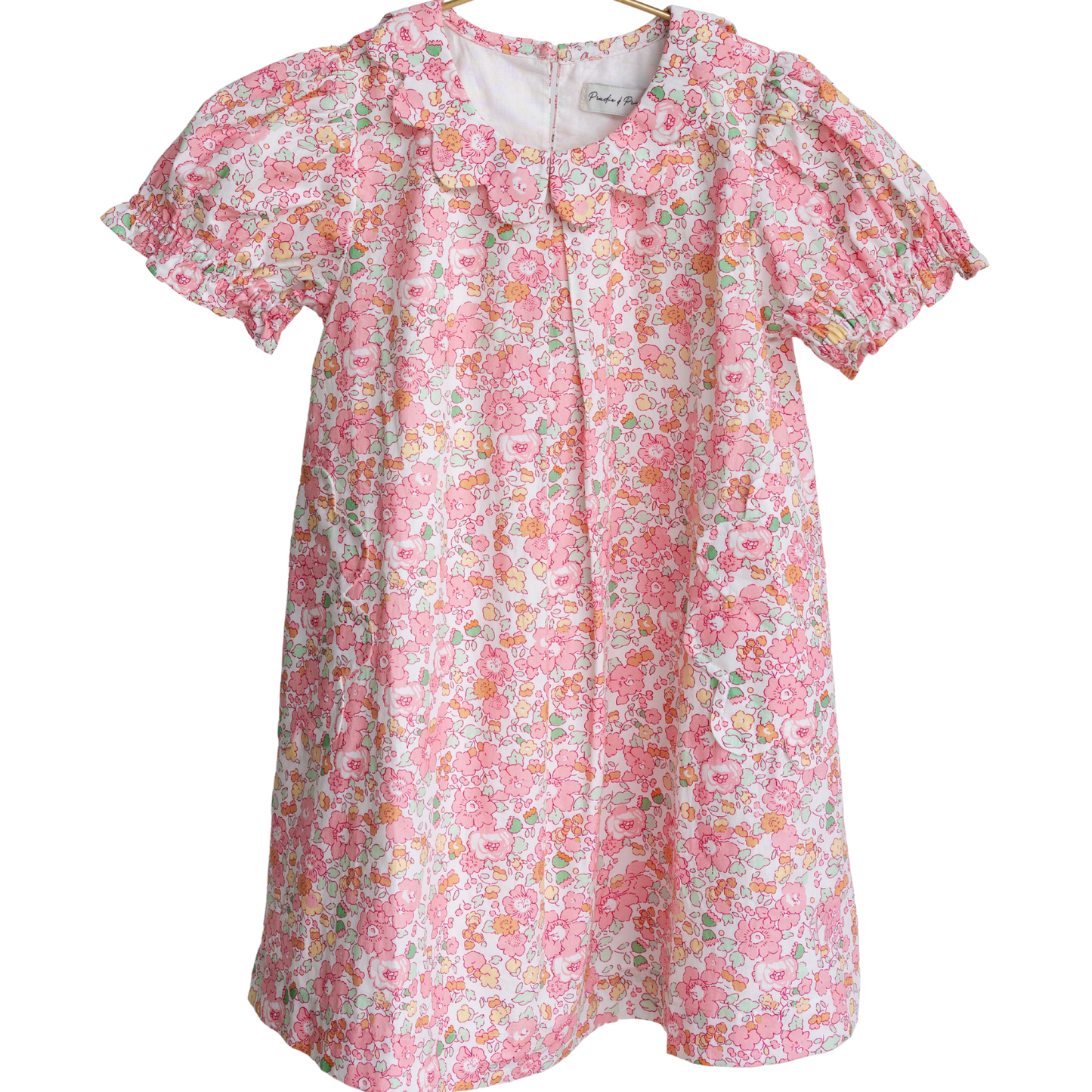 Short Sleeve Scallop Detail Dress and Heritage Knit Cardigan Bundle