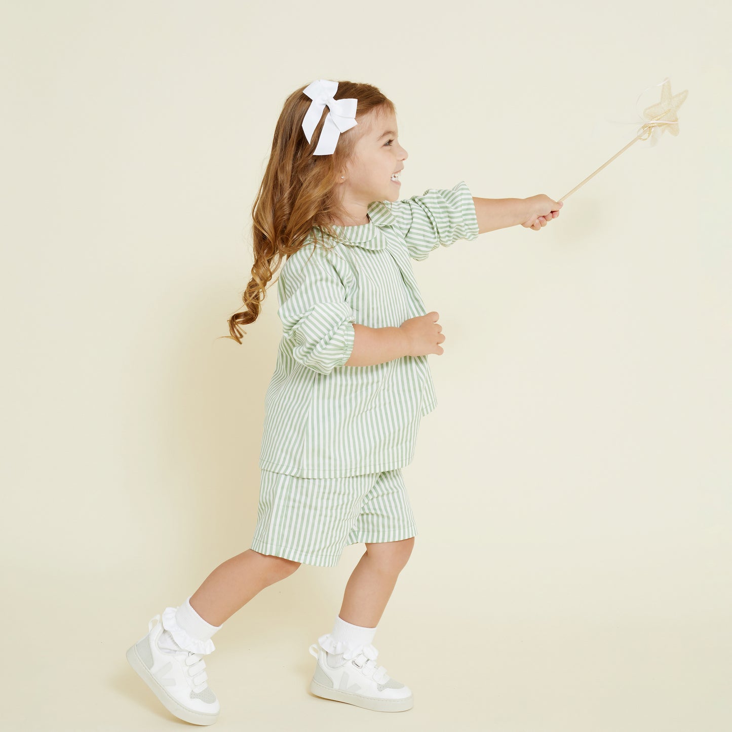 Collared Shirt and Casual Short Set